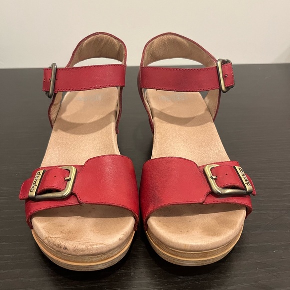 Dansko Women's Trinity Sandal Cayenne Red Comfort Size EU 38/ US 7.5-8 - Picture 5 of 12